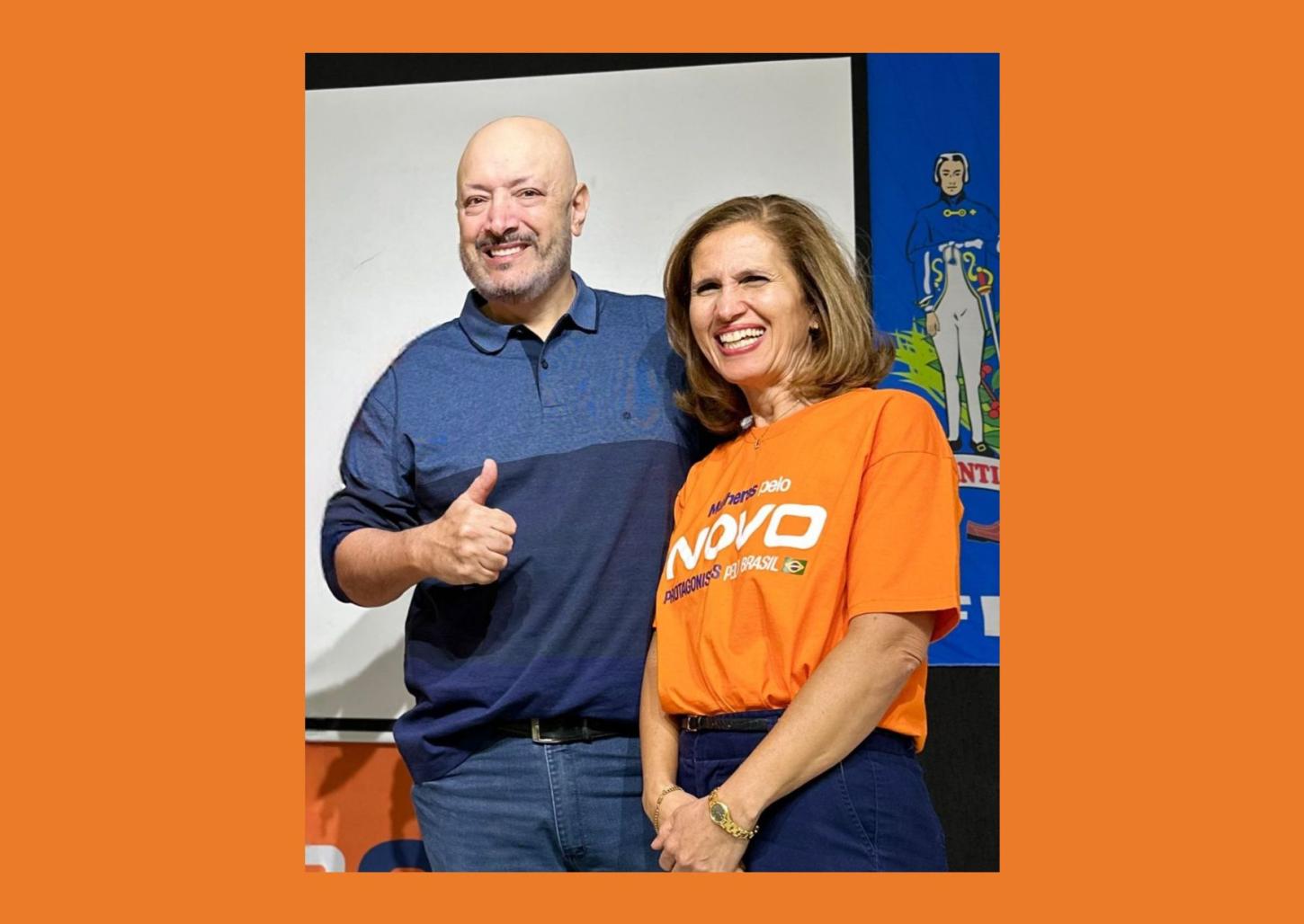 Partido Novo oficializa candidaturas de Tabah e Fernanda à prefeitura de Franca