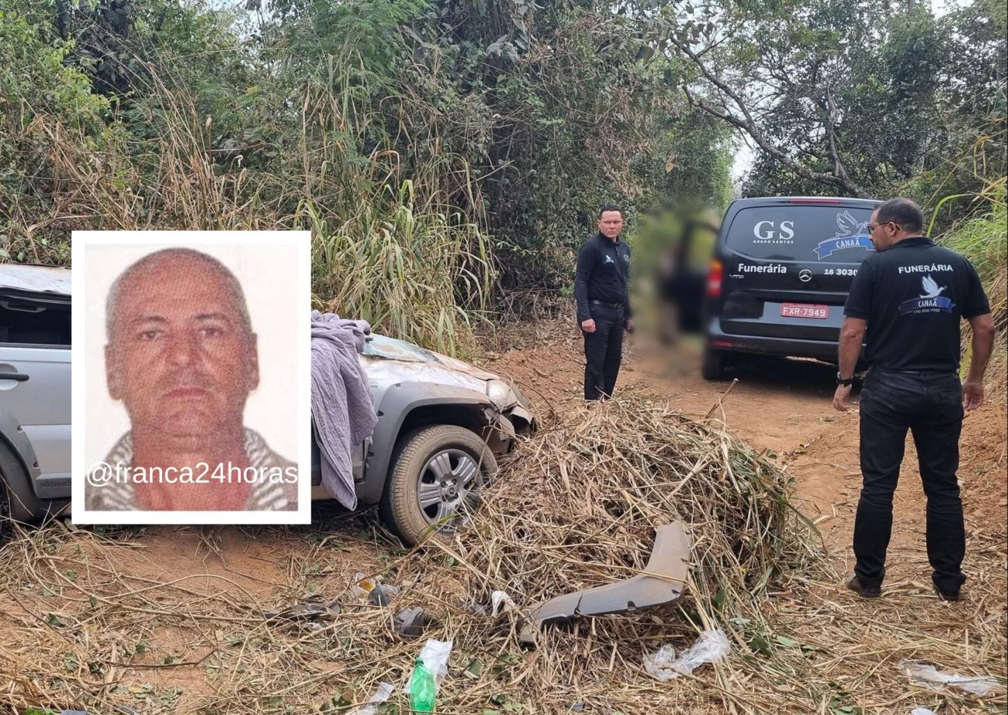 Capotamento mata uma pessoa e deixa duas feridas em Cássia (MG)