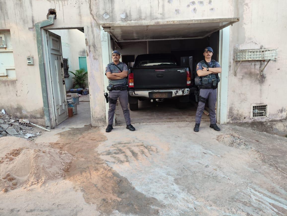 Caminhonete roubada no Jardim do Èden é recuperado pela PM