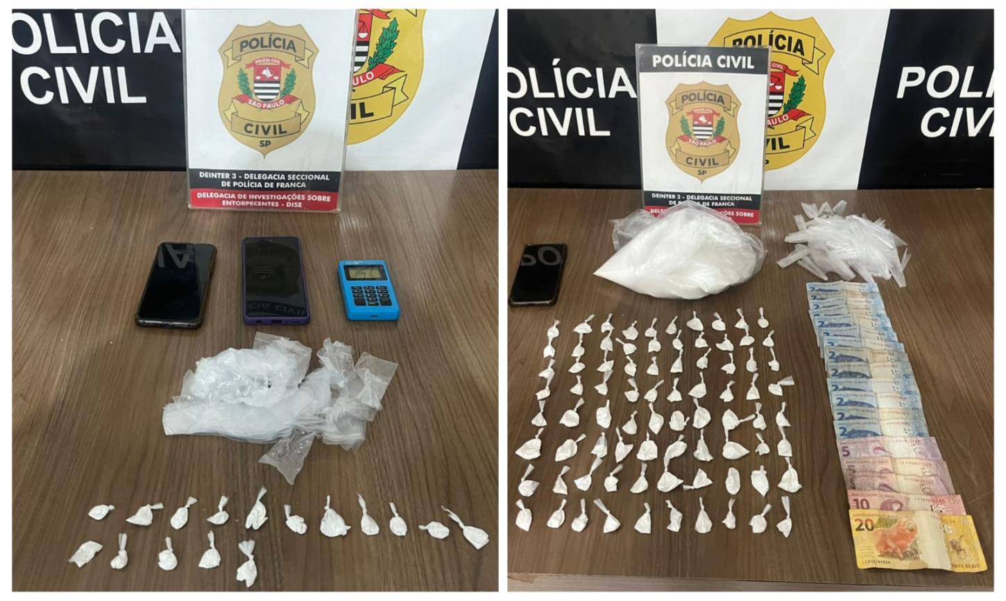 Três traficantes são presos por policiais da DISE na Vila Santa Maria