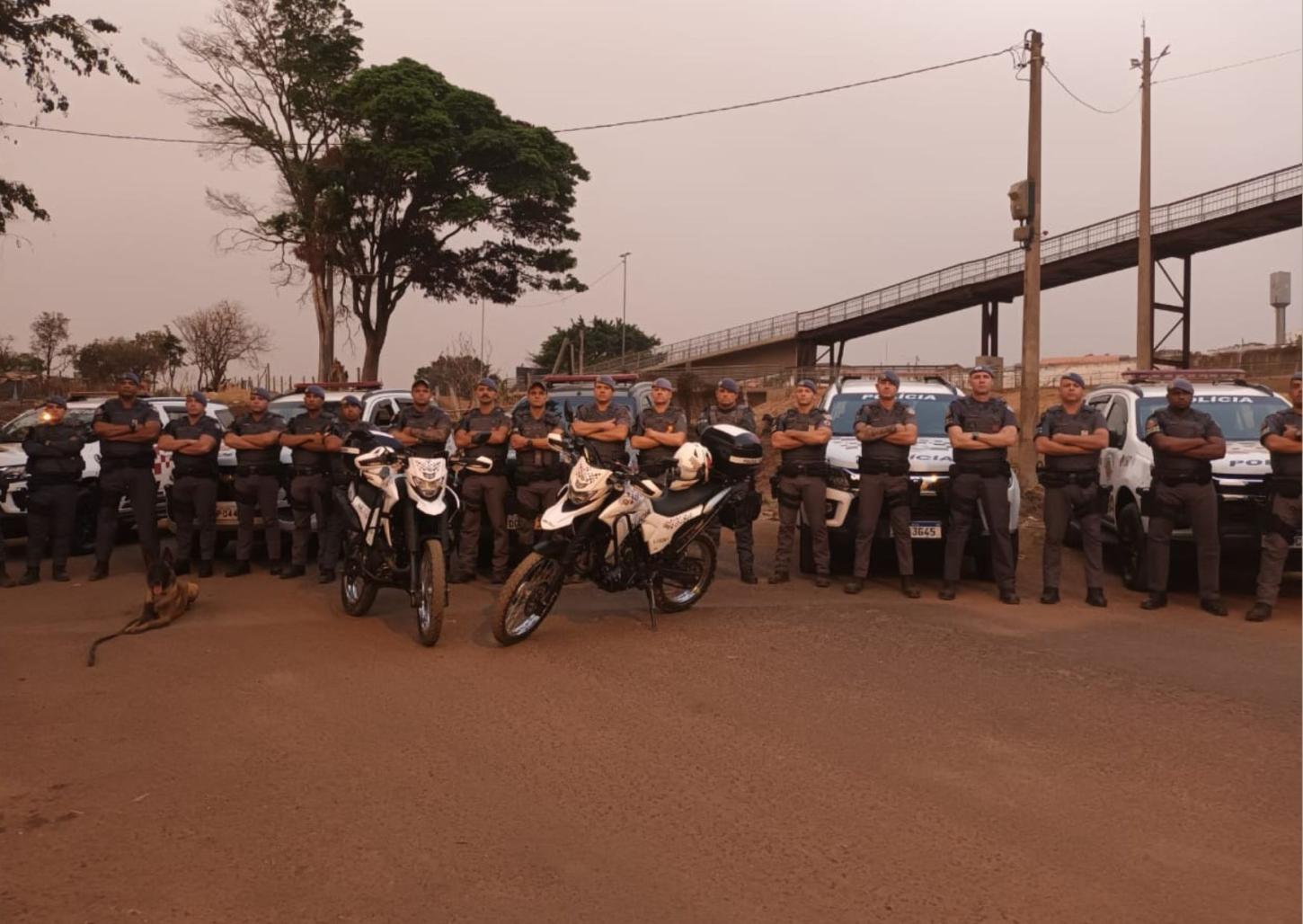 Força Tática, Rocam e Baep realizam operação na 