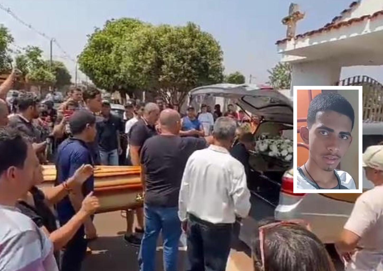 Sepultado adolescente que morreu após sofrer queda em escola