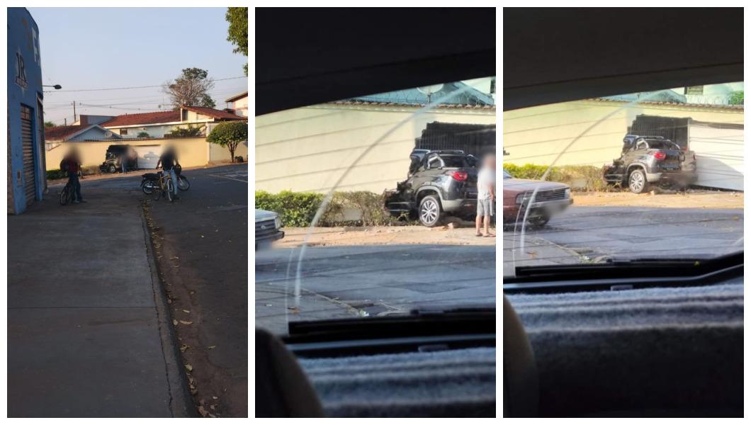 Motorista perde controle da direção e invade residência no Jardim Aeroporto