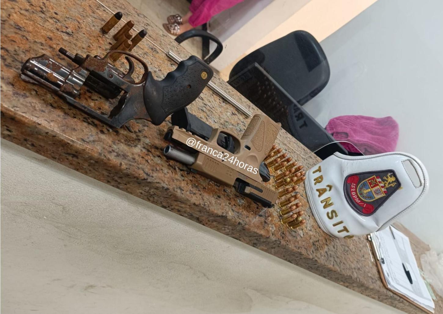 Assaltantes são presos por policiais militares do Pelotão de Trânsito