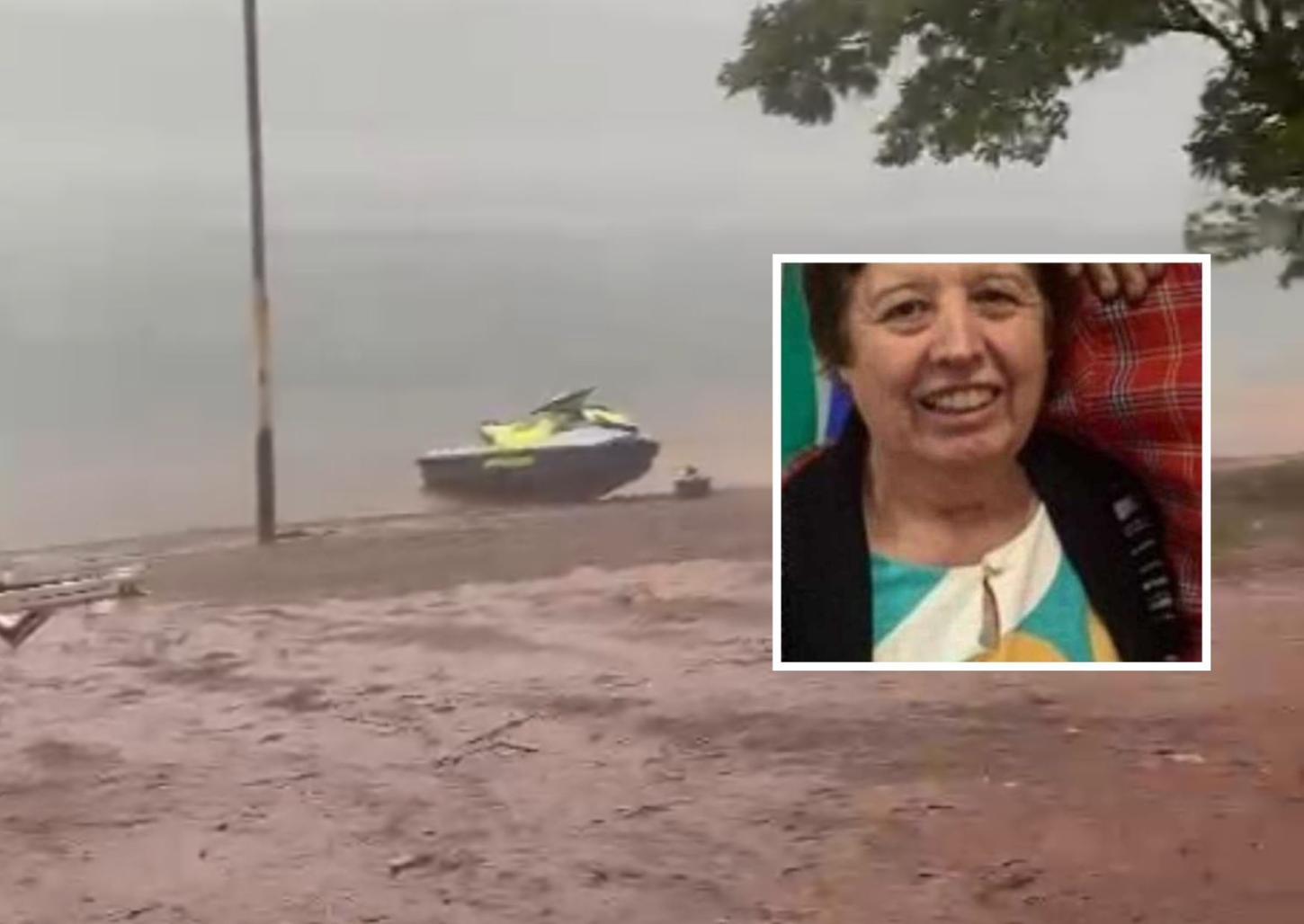 Bombeiros encontram corpo de mulher que sumiu durante temporal no Rio Grande