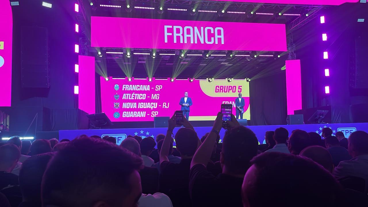 Copa SP: Atlético (MG), Guarani e Nova Iguaçu estão no grupo da Francana