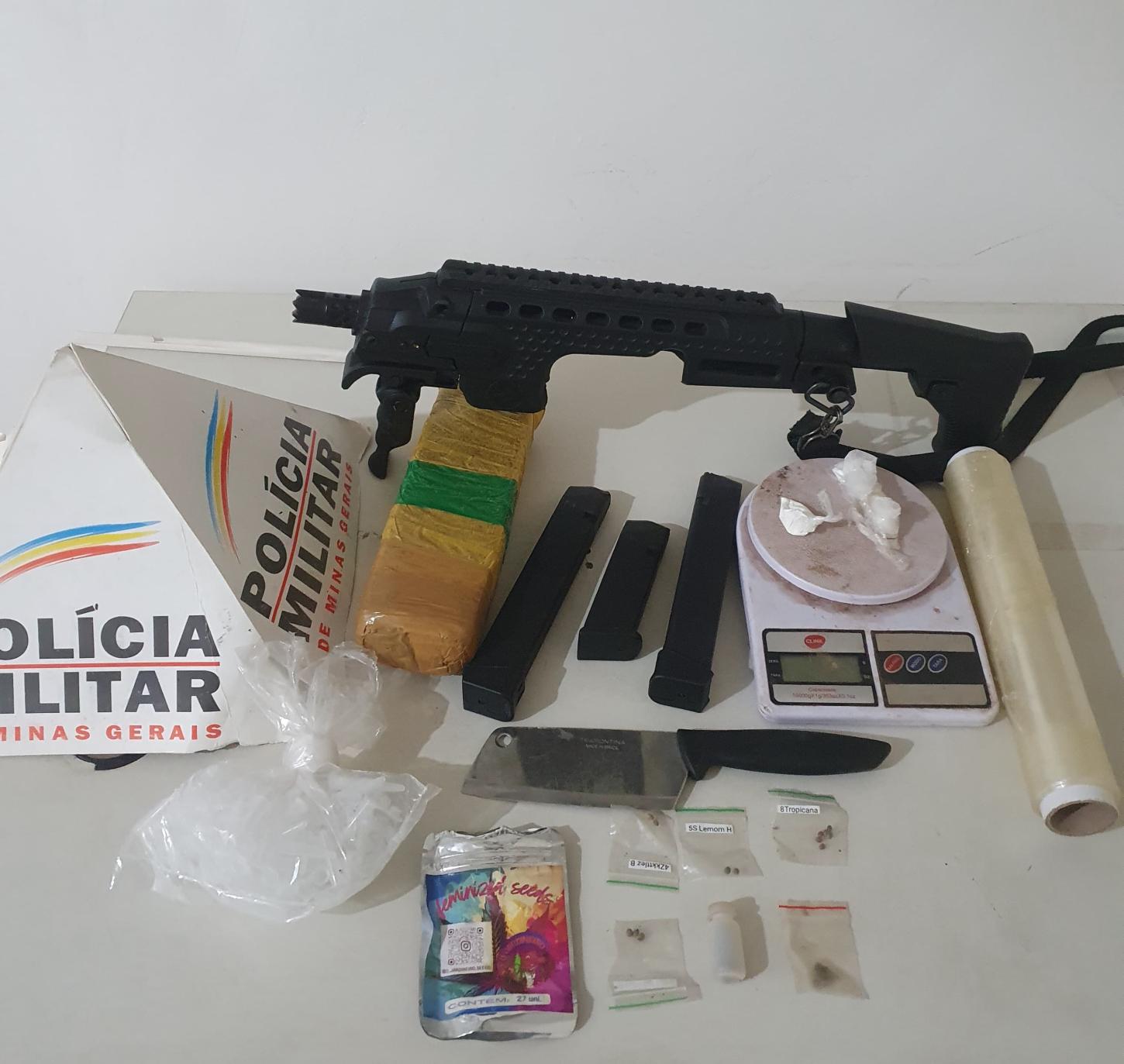 Ameaça de morte leva PM a apreender submetralhadora na casa de suspeito