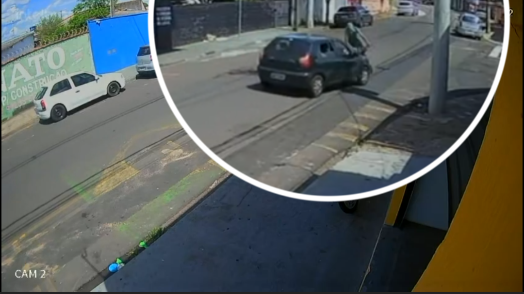 Ciclista é atropelado por carro na Vila São Sebastião