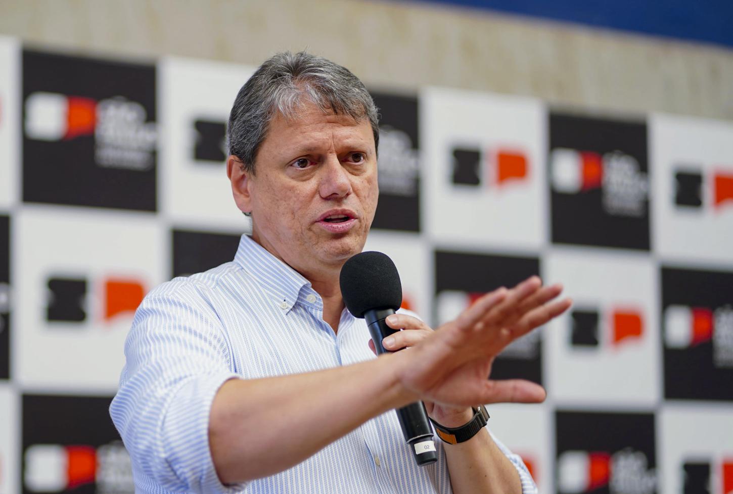 Governador Tarcísio de Freitas estará em Franca neste sábado (14)