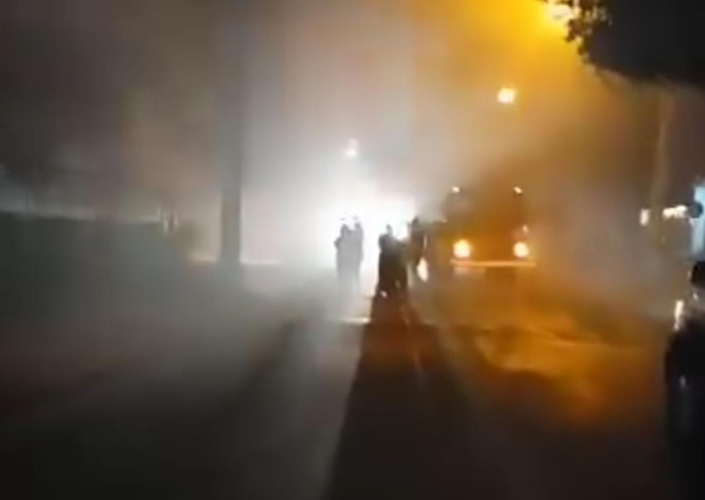 Loja de produtos agrícolas pega fogo em Cristais Paulista