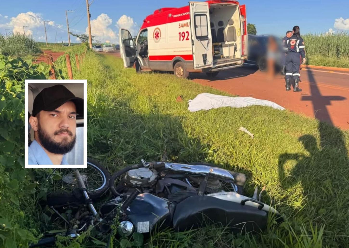 Homem de 31 anos morre em acidente entre carro e moto