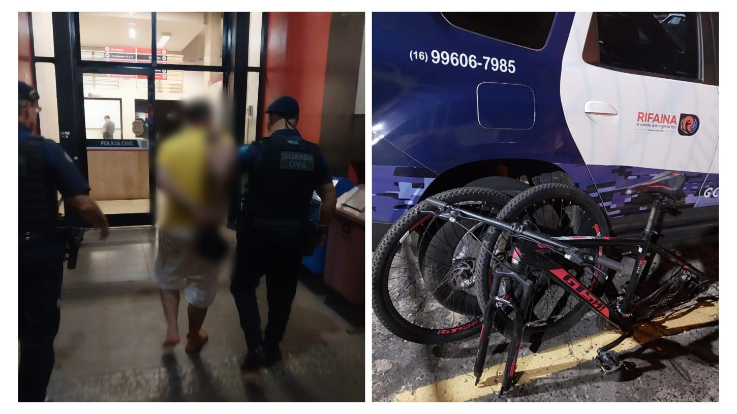 Ladrão de Ribeirão Preto é preso pela GCM após furto em Rifaina
