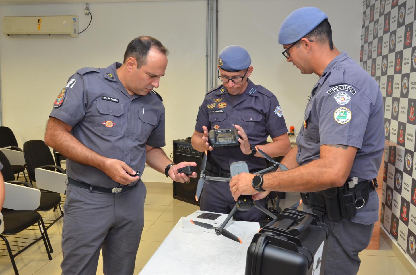 PM ganha novo drone com recursos do Fundo Municipal de Segurança