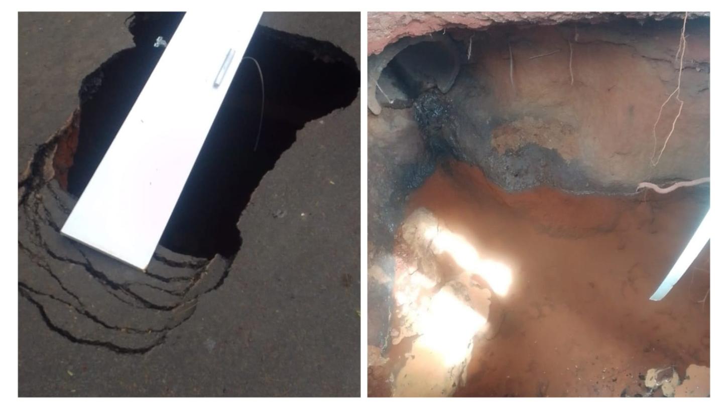 Nova cratera se abre na Florianópolis e volta a preocupar moradores