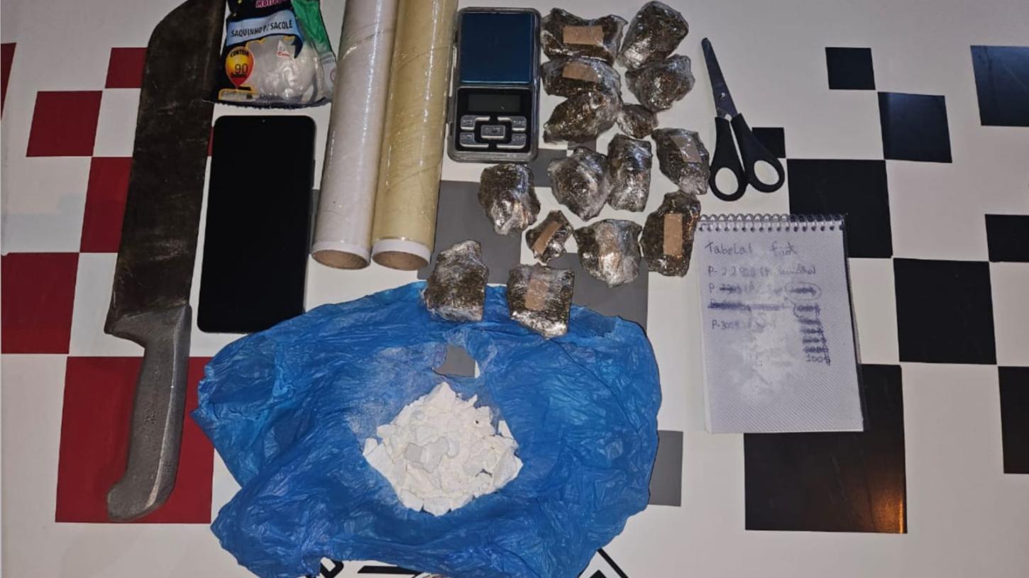 Policiais militares prendem traficante no bairro City Petrópolis