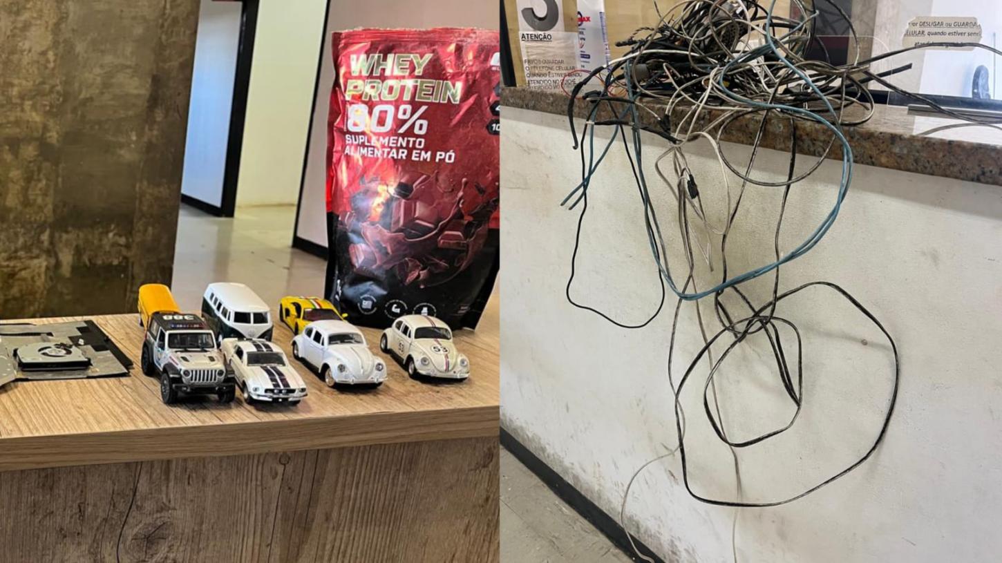 Adolescente furta empresa, cai do telhado e fratura o pé durante fuga