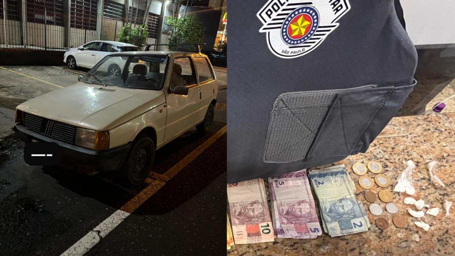 Traficantes tentam fugir da Polícia Militar, mas são presos