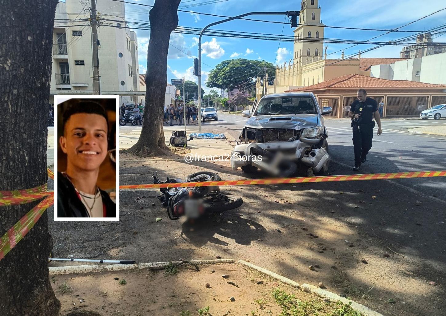 Entregador de 24 anos morre em acidente no bairro Cidade Nova