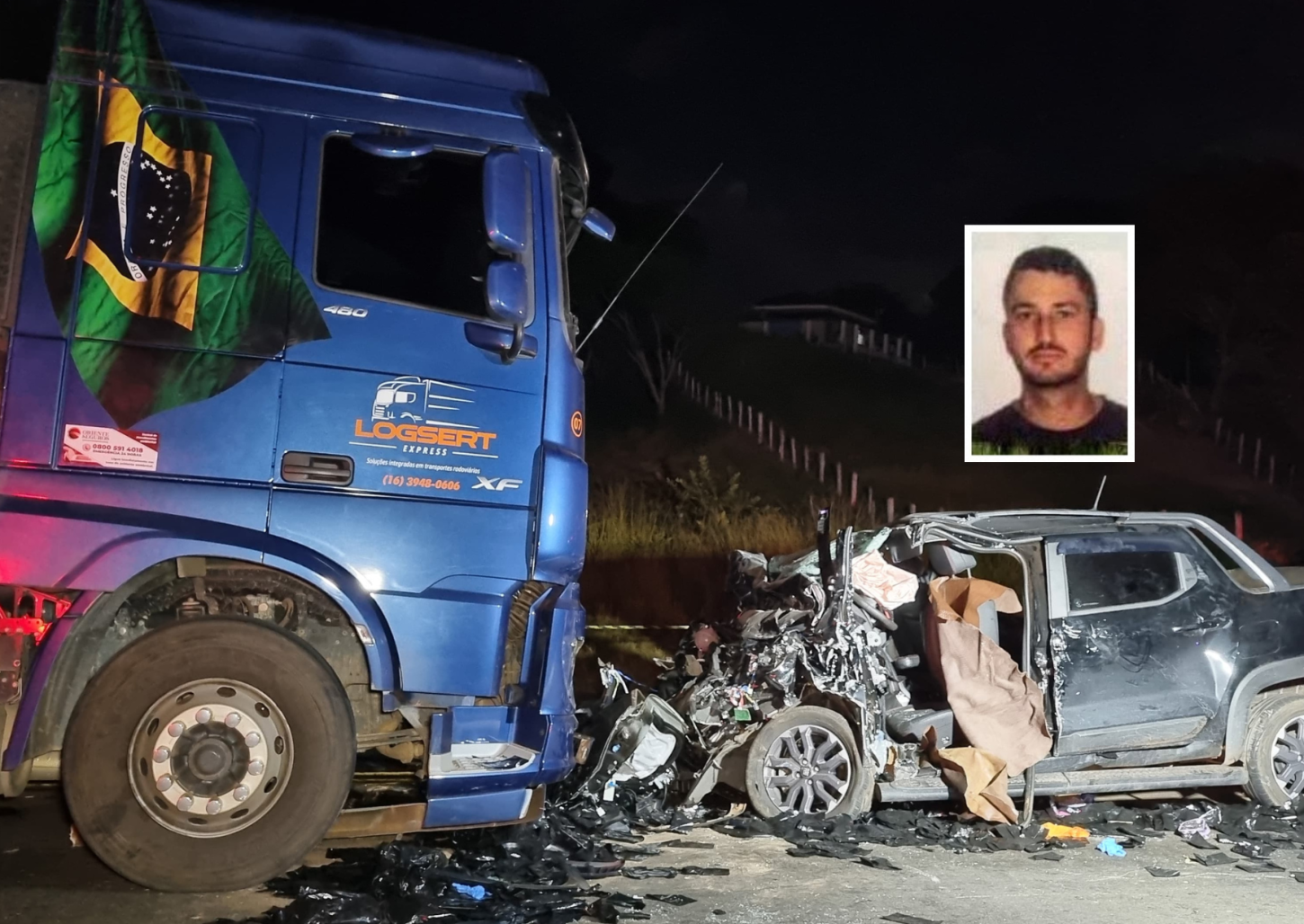 Morador de Ibiraci de 35 anos morre em acidente de trânsito na rodovia MG-050