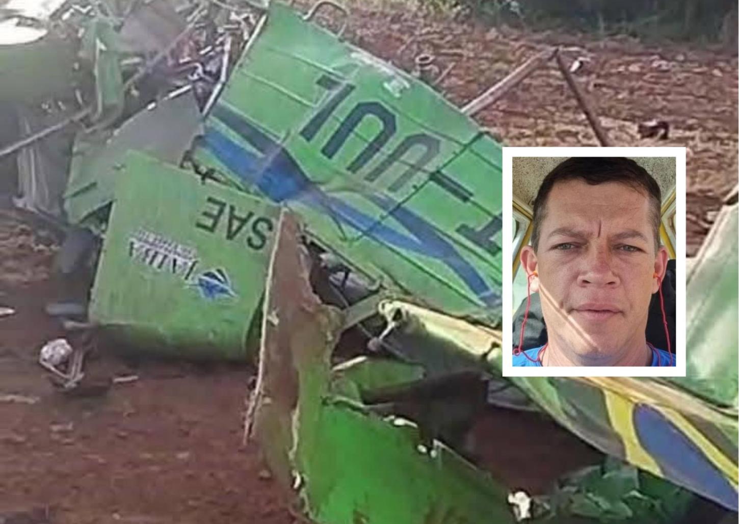 Piloto que morreu em queda de avião agrícola será sepultado em Goiânia
