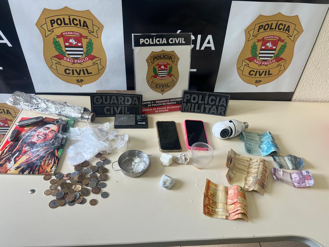 Casal de traficantes é preso durante operação em Rifaina