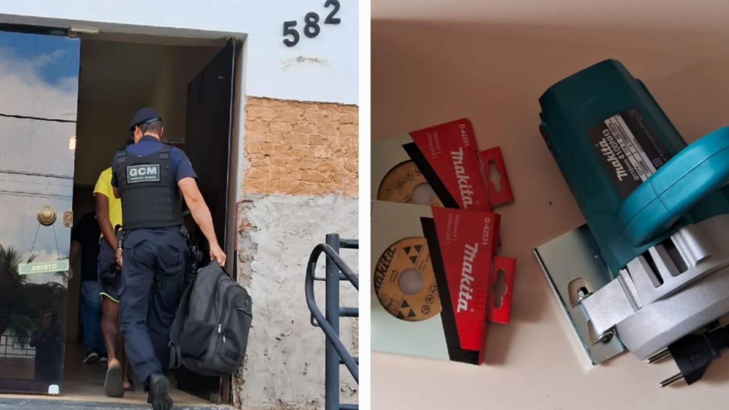 Ladrão de Franca furta máquina em Rifaina e é preso pela GCM