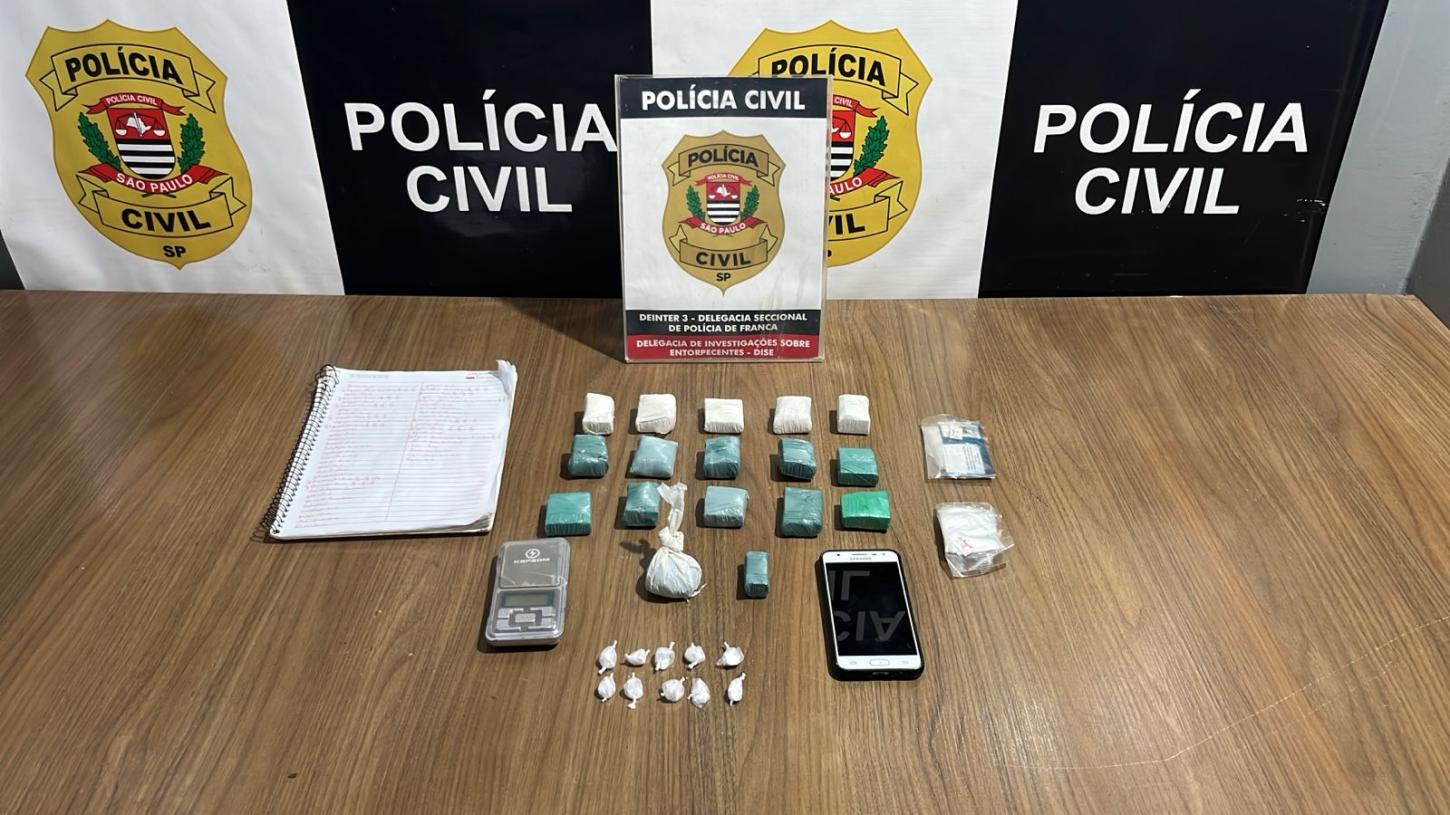 Homem de 37 anos é preso por tráfico de drogas na Vila Raycos