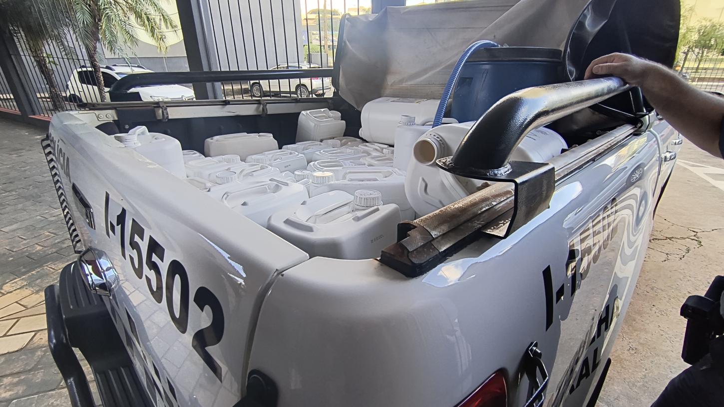 Policiais recuperam carro furtado e localizam agrotóxicos no Horto
