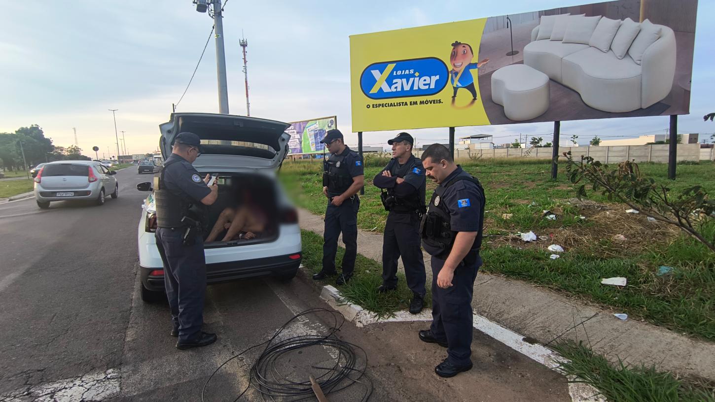 Ladrão “tatu” é preso pela GCM na avenida Adhemar Pereira de Barros