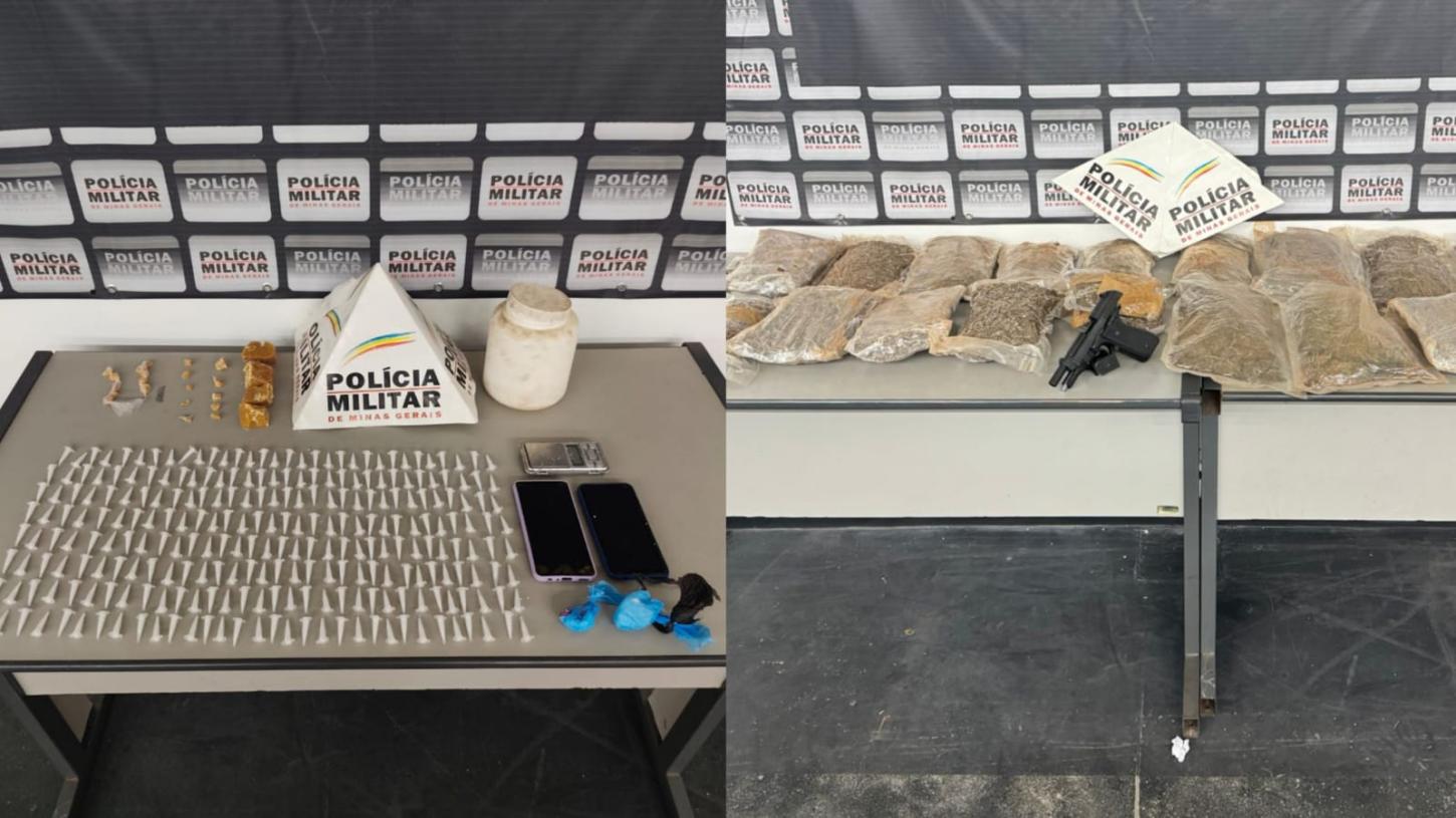 Cinco homens são presos por tráfico de drogas em operações da PM