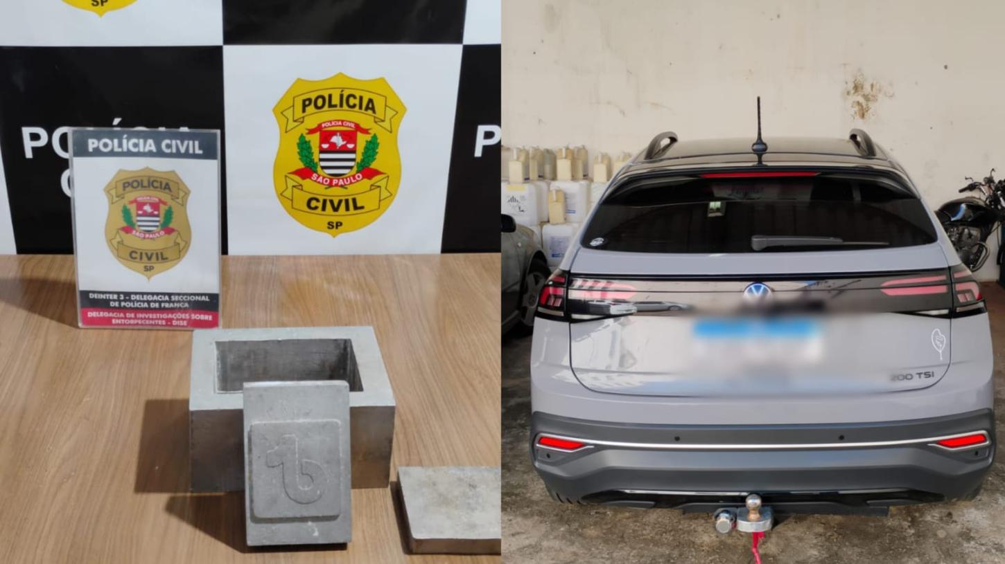 Dise prende homem e apreende veículo e máquina de prensar drogas