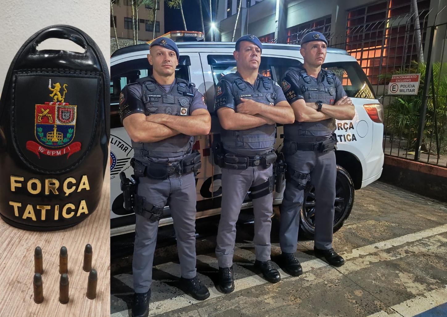 Força Tática prende homem com munições no Recanto Elimar