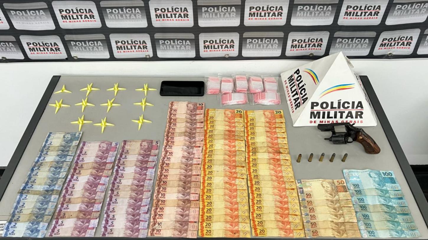 Dois homens são presos pela Polícia Militar por porte ilegal de arma de fogo