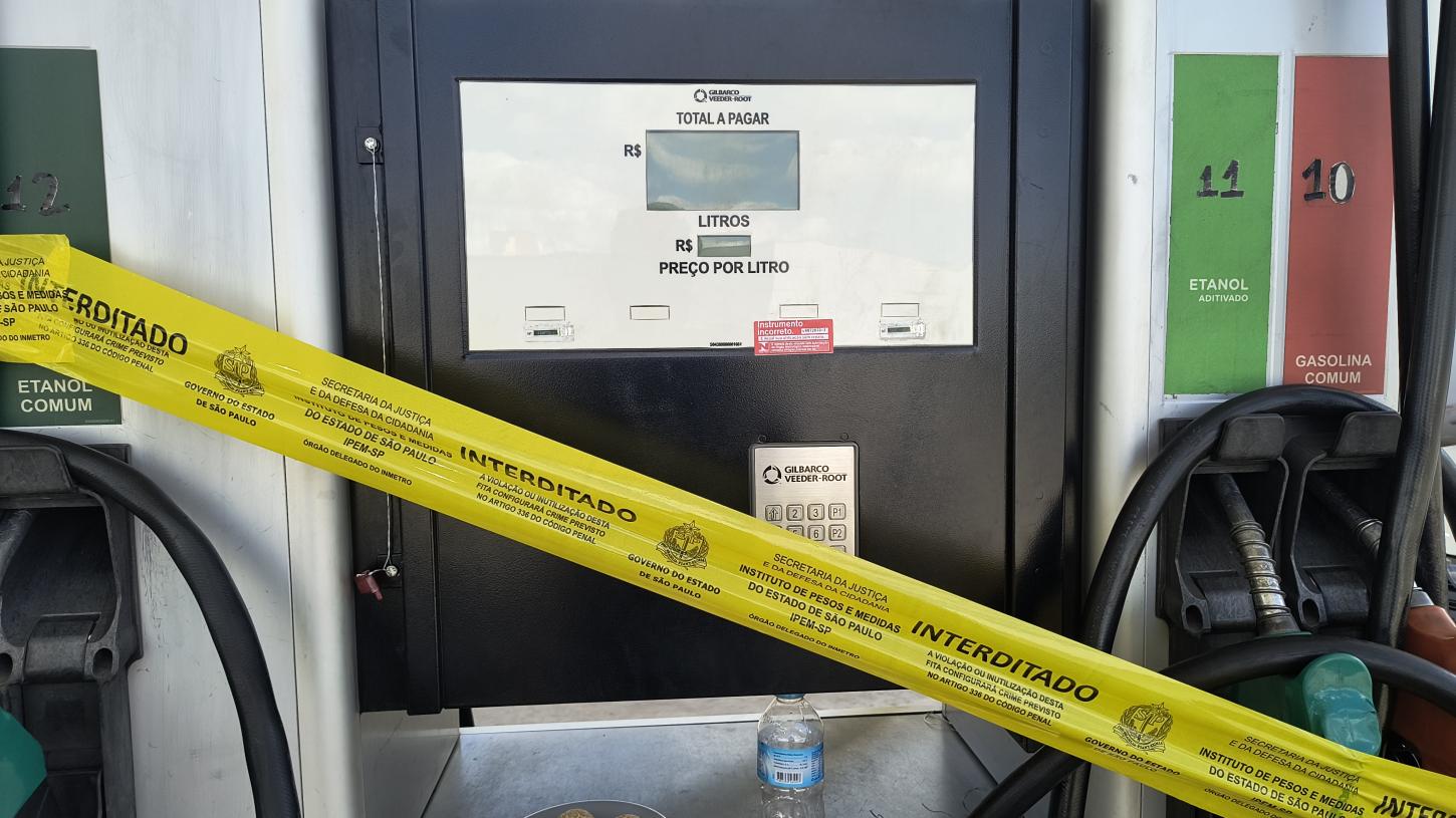 IPEM lacra duas bombas de posto de combustíveis em Franca