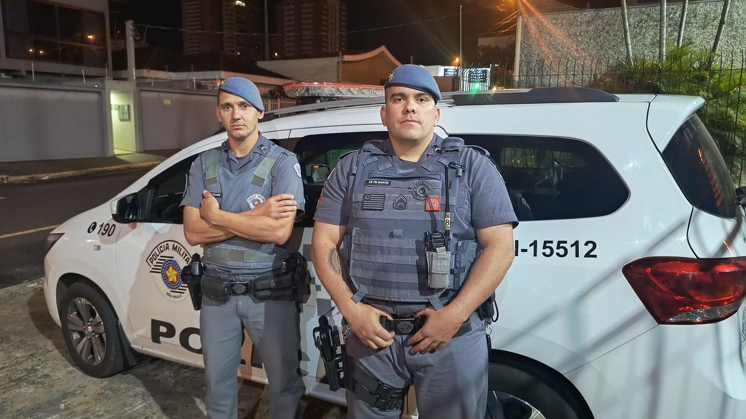 Três são presos pela PM com objetos furtados em loja de armas em Buritizal