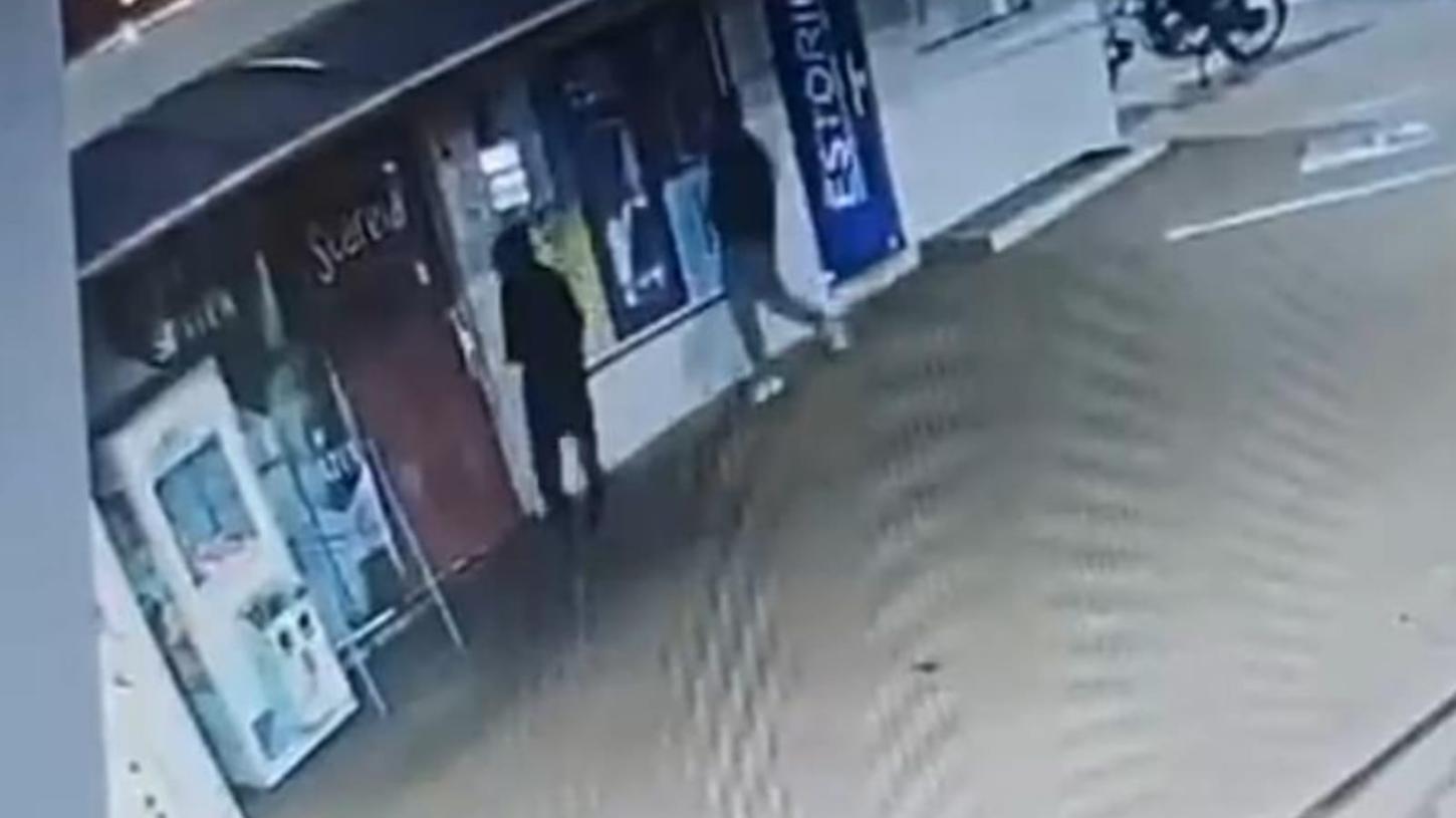 Câmera flagra tentativa de roubo em posto de combustíveis