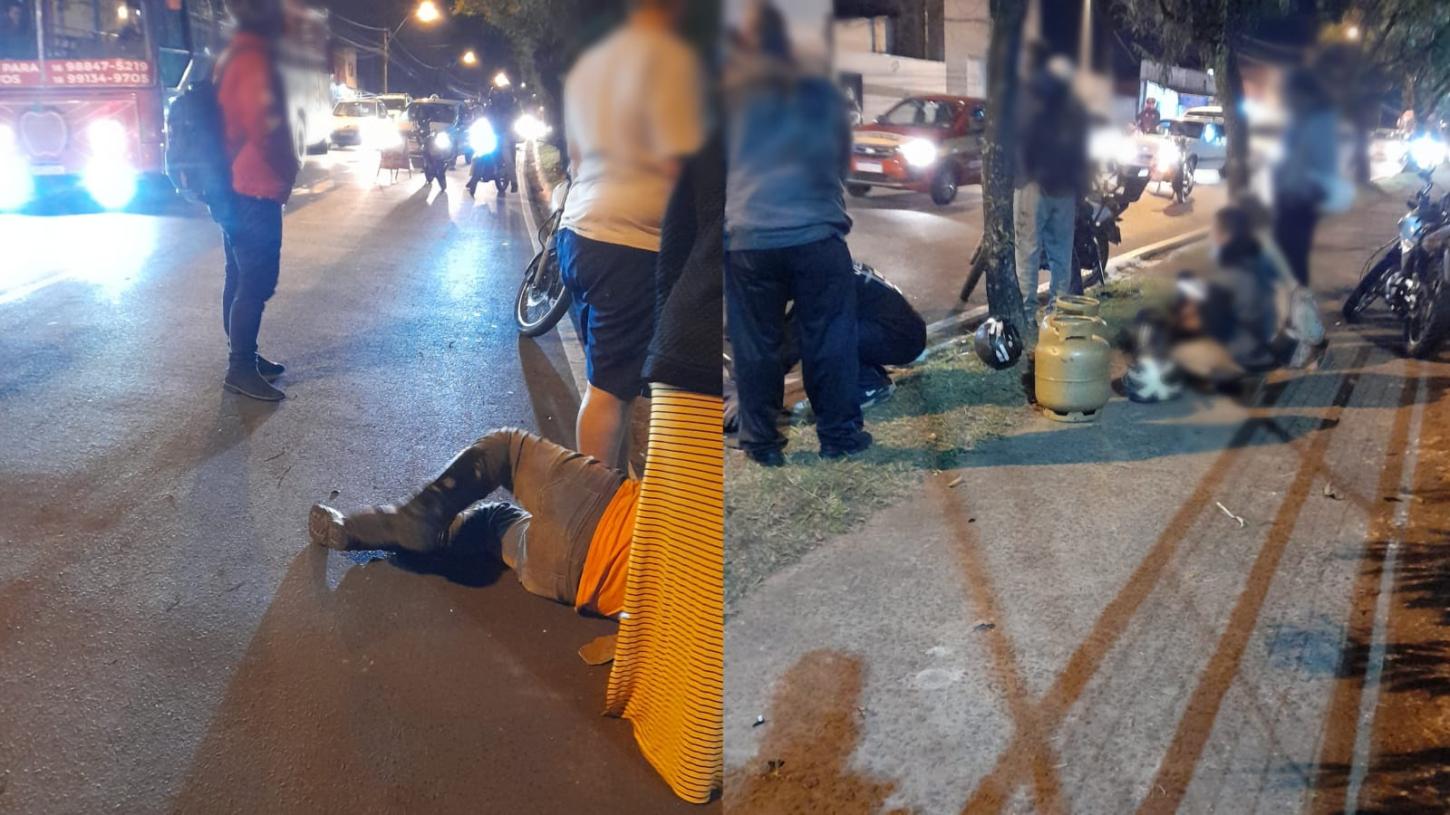 Colisão entre motocicletas deixa dois feridos no Recreio Campo Belo