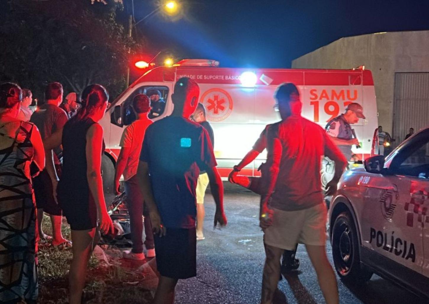 Colisão frontal deixa motociclista ferido no São Luiz