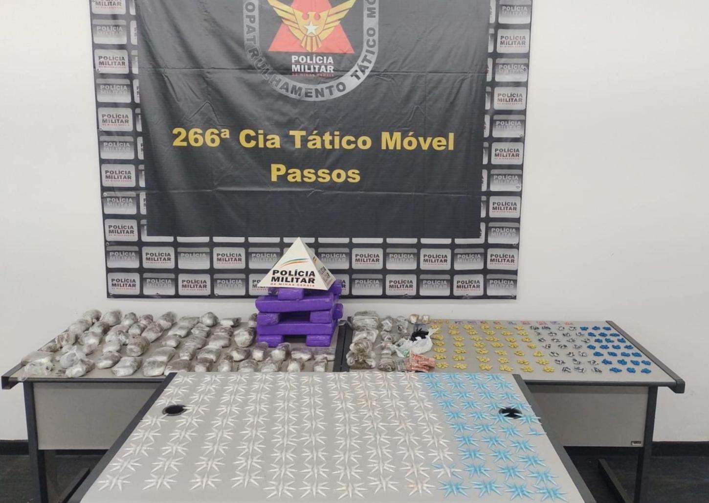 Tático Móvel prende traficante e desmonta depósito de drogas