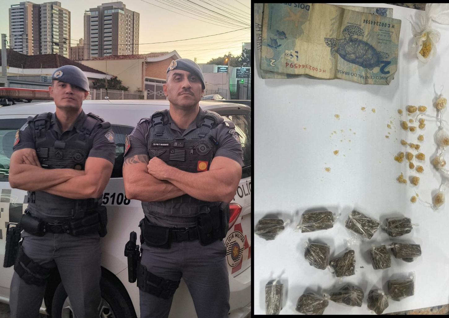 Traficante é preso pela Polícia Militar ao lado de creche no Brasilândia