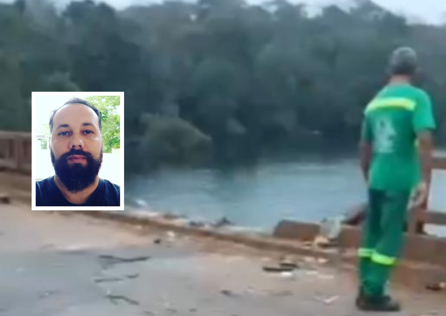 Homem que despencou com carro no Rio Grande é encontrado