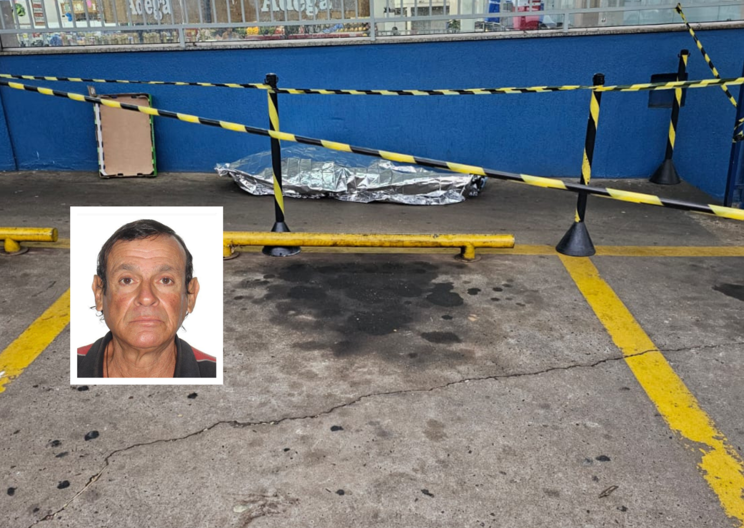 Homem que morreu em frente a varejão é identificado