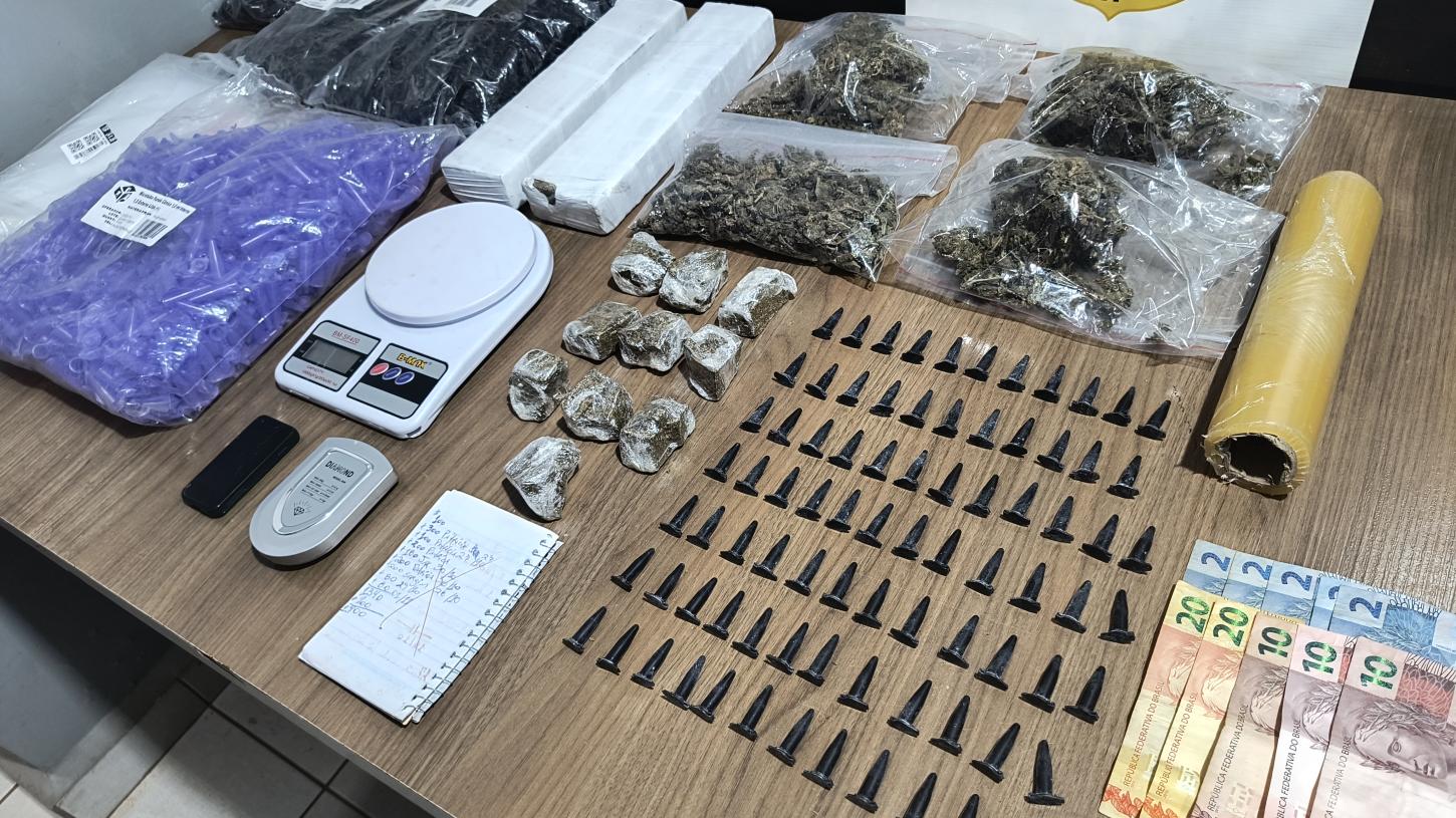 PM prende traficante com maconha colombiana no Jardim Aeroporto