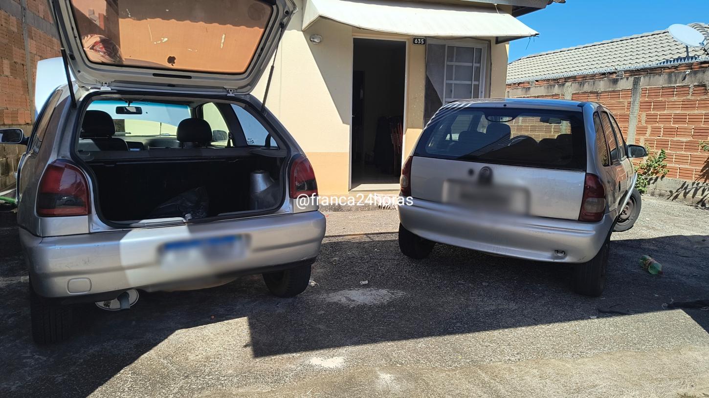 PM recupera dois veículos furtados em Franca e Ribeirão Corrente