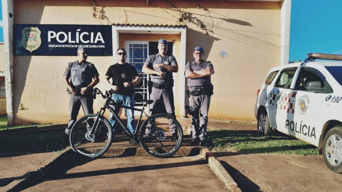 Bicicleta furtada em São José da Bela Vista é recuperada