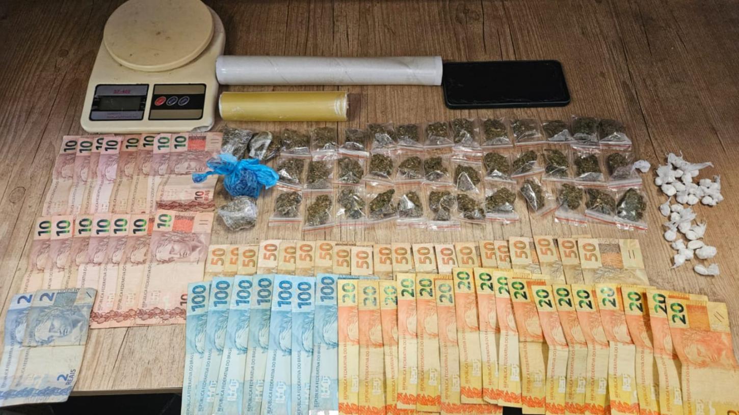 Traficante é preso pela PM menos de um mês após sair da prisão