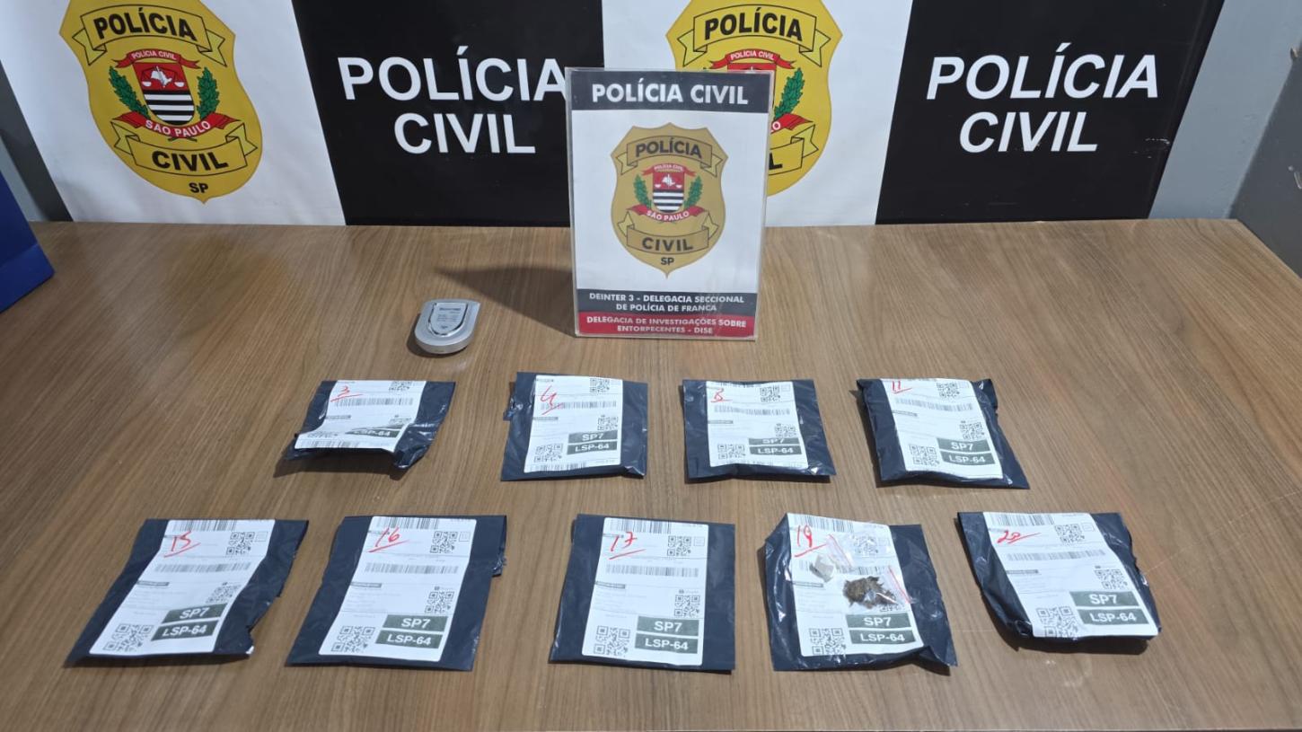 Dise prende traficantes que vendiam drogas em embalagens de e-commerce