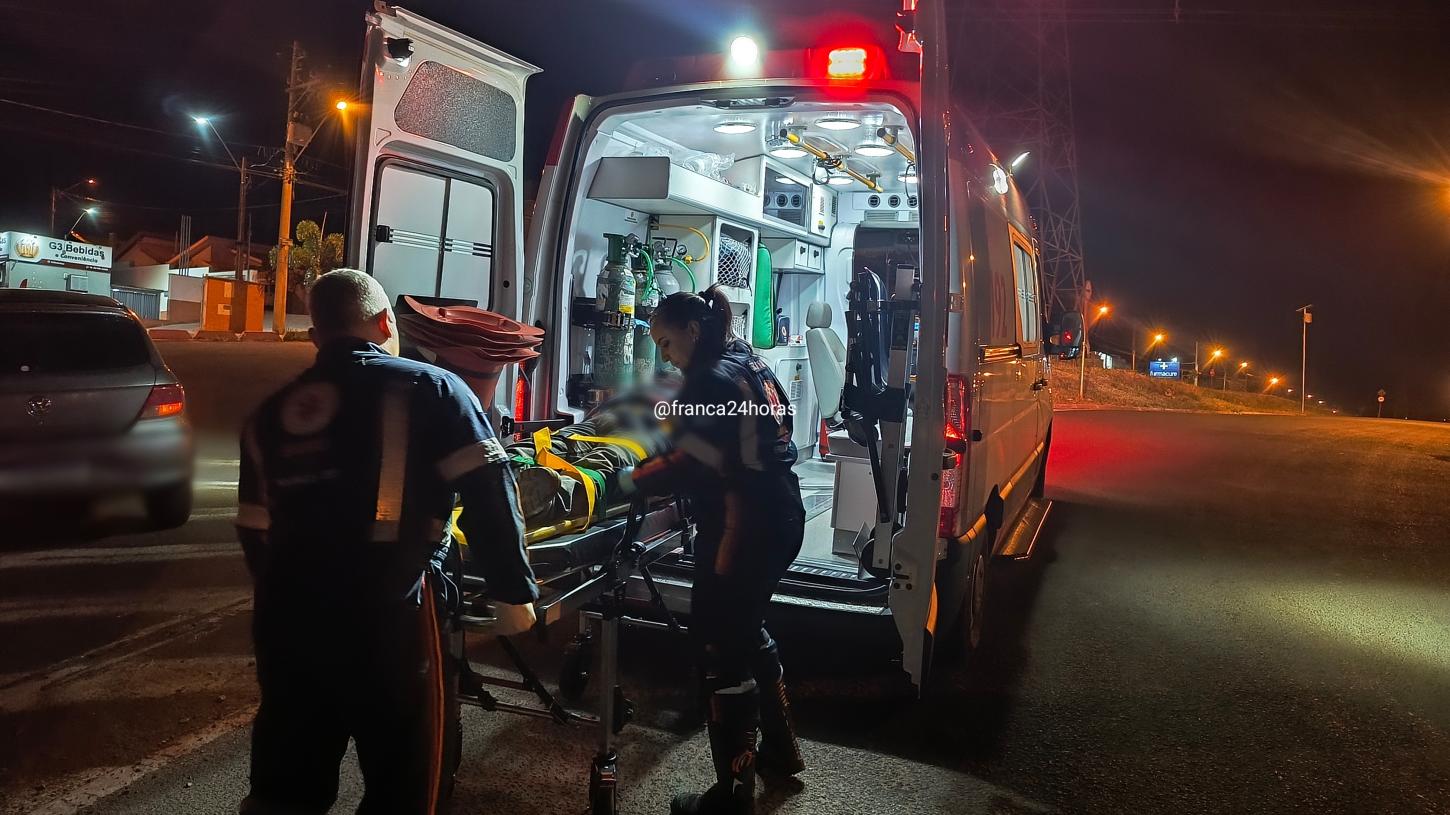 Motociclista fica ferido em acidente  na avenida Nelson Nogueira