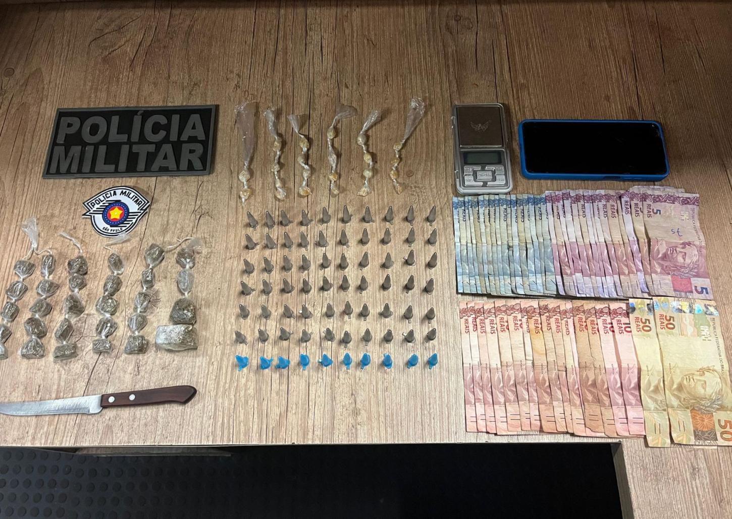 Traficante é preso pela Polícia Militar no Jardim Aeroporto III