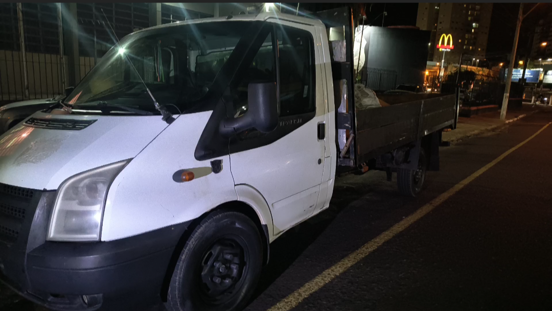 Caminhão furtado em São Vicente é recuperado pela Força Tática